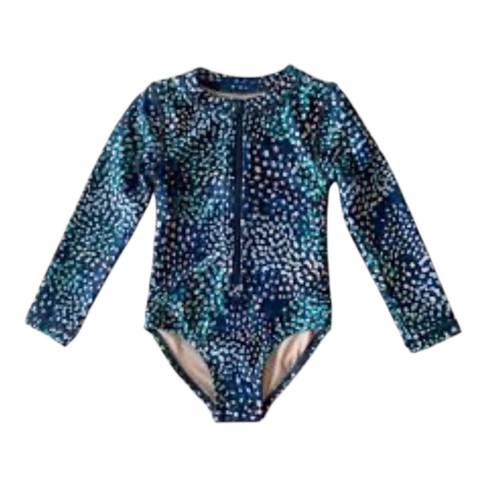 Tea Collection NWT Long Sleeve One Piece Swimsuit. Size 3.